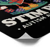 Autisme Bewustzijn Ondersteunend Stimming Schattig Poster (Hoek)