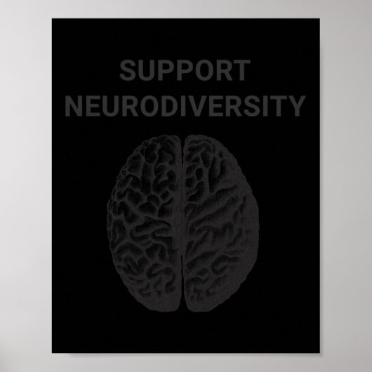 Autisme Bewustzijn Ondersteuning Neurodiversiteit  Poster (Voorkant)