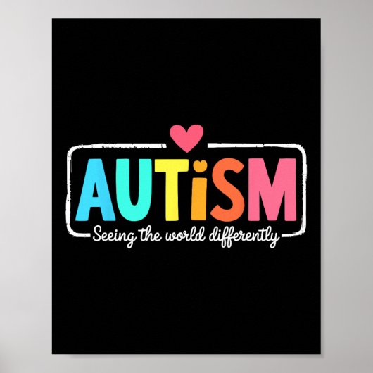 Autisme Bewustzijn Ondersteuning om de wereld ande Poster (Voorkant)