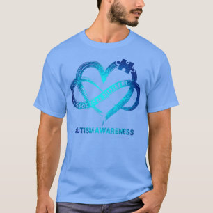 Autisme-bewustzijn oneindigheid leidt tot zijn oor t-shirt