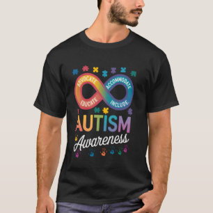 Autisme Bewustzijn Oneindigheidssymbool Neurodiver T-shirt