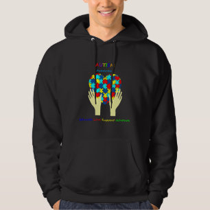 Autisme bewustzijn Opleiden Liefde Steun Advocaat Hoodie