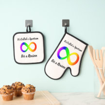 Autisme bewustzijn ovenwant en pannenlappen