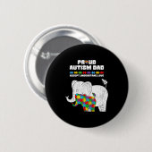 Autisme Bewustzijn Papa Accepteert Trots Autisme Z Ronde Button 5,7 Cm (Voorkant /achterkant)