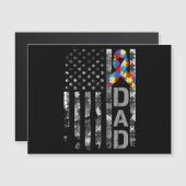 Autisme Bewustzijn Papa Vlag Vaders Dag (Voorkant / Achterkant)