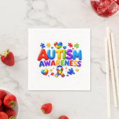 Autisme Bewustzijn Papieren Servetten (Insitu)