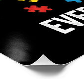 Autisme bewustzijn perfect poster (Hoek)