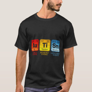 Autisme bewustzijn Periodiek systeem Elementen Vro T-shirt