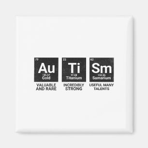 Autisme Bewustzijn Periodiek Tafel Autisme Periodi Magneet