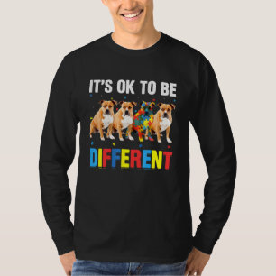 Autisme Bewustzijn Pitbull voor Hond Papa Hond Mam T-shirt