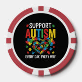Autisme bewustzijn poker chips (Voorkant)