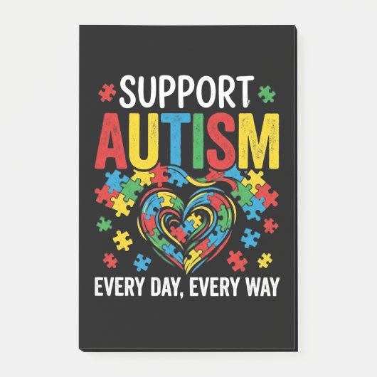 Autisme bewustzijn post-it® notes (Voorkant)