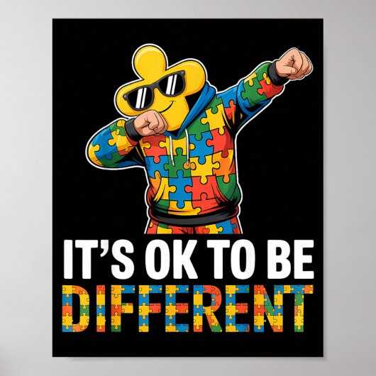 Autisme bewustzijn poster (Voorkant)