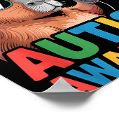 Autisme bewustzijn  poster (Hoek)