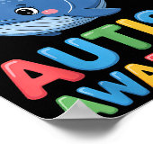 Autisme bewustzijn poster (Hoek)