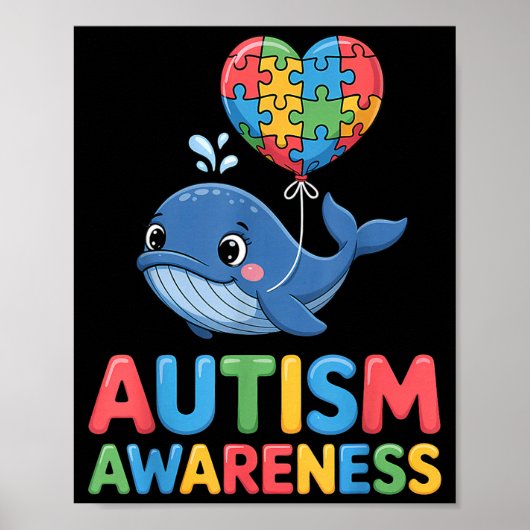 Autisme bewustzijn poster (Voorkant)