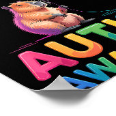 Autisme bewustzijn  poster (Hoek)