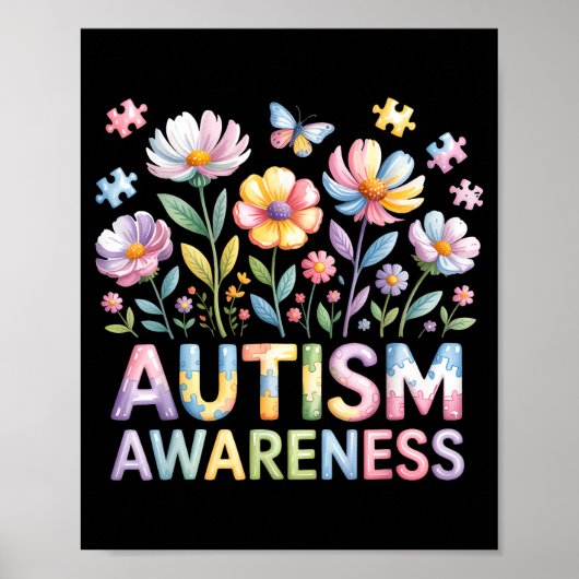 Autisme bewustzijn poster (Voorkant)