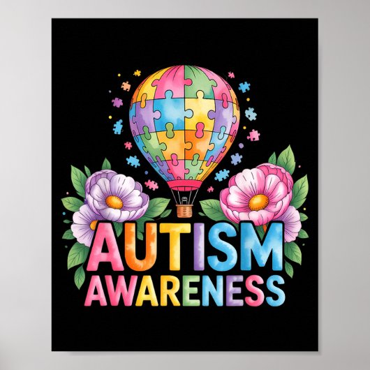 Autisme bewustzijn poster (Voorkant)