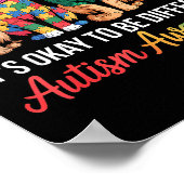 Autisme bewustzijn poster (Hoek)