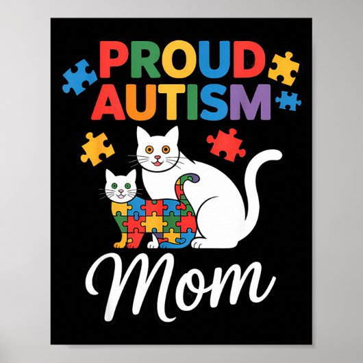 Autisme bewustzijn poster (Voorkant)