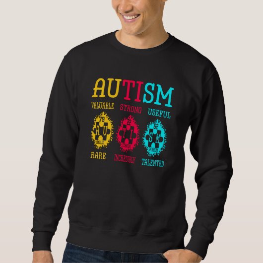 Autisme bewustzijn Puzle Periodic Table Elements S Trui (Voorkant)