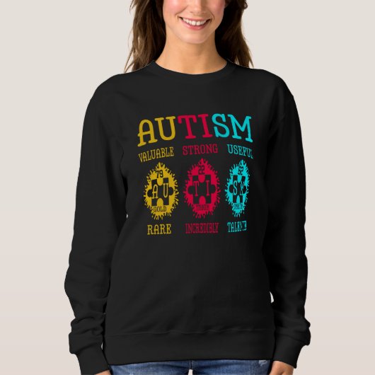 Autisme bewustzijn Puzle Periodic Table Elements S Trui (Voorkant)