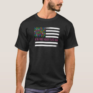 Autisme bewustzijn puzzel In deze familie vecht ni T-shirt