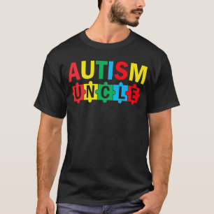Autisme bewustzijn puzzel lint trots autisme oom t-shirt
