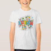 Autisme bewustzijn puzzelstuk Tri-Blend shirt (Voorkant)