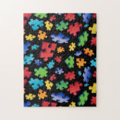 Autisme bewustzijn Puzzelstukjes Legpuzzel (Verticaal)