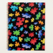 Autisme bewustzijn Puzzelstukjes Planner (Voorkant)