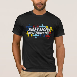 Autisme bewustzijn Puzzelstukjes T-shirt