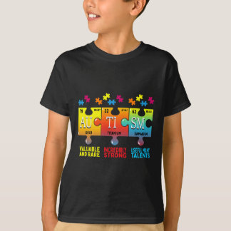 Autisme - bewustzijn Puzzle Chemical Elements T-shirt