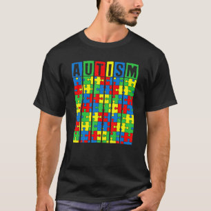 Autisme bewustzijn Puzzle Piece Autistic Boys Girl T-shirt