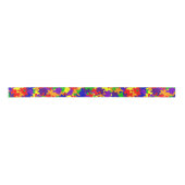 Autisme bewustzijn Puzzle Piece Ribbon Satijnen Lint (Voorkant)