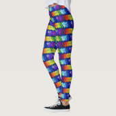 Autisme bewustzijn Rainbow Puzzle Design Leggings (Links)