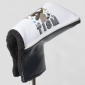 Autisme Bewustzijn Rizz'em met The Tism Opposum Golfheadcover (3/4 voorkant)