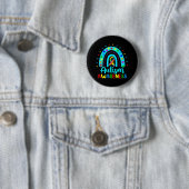 Autisme bewustzijn ronde button 5,7 cm (In situ)