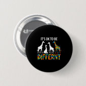 Autisme bewustzijn ronde button 5,7 cm (Voorkant /achterkant)
