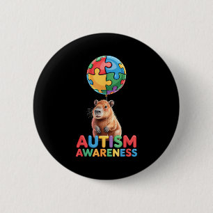 Autisme bewustzijn ronde button 5,7 cm
