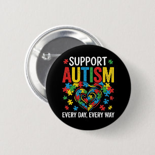 Autisme bewustzijn ronde button 5,7 cm