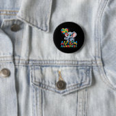Autisme bewustzijn ronde button 5,7 cm (In situ)