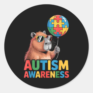 Autisme bewustzijn  ronde sticker