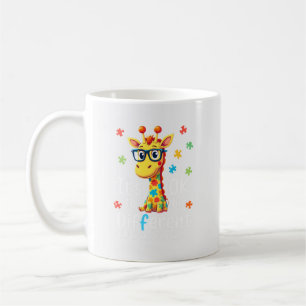 Autisme bewustzijn Schattige Giraffe Dier Het Is O Koffiemok