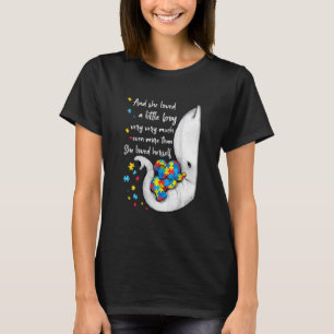 Autisme Bewustzijn Schattige Olifanten Moeder En K T-shirt