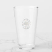 Autisme bewustzijn Schildpad Puzzel Vector Design_ Glas (Achterkant)