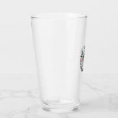 Autisme bewustzijn Schildpad Puzzel Vector Design_ Glas (Rechts)