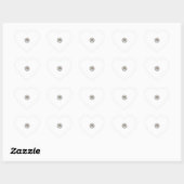 Autisme bewustzijn Schildpad Puzzel Vector ontwerp Hart Sticker (Vel)