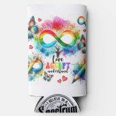 Autisme Bewustzijn Seltser Fles Koeler (Voorkant)